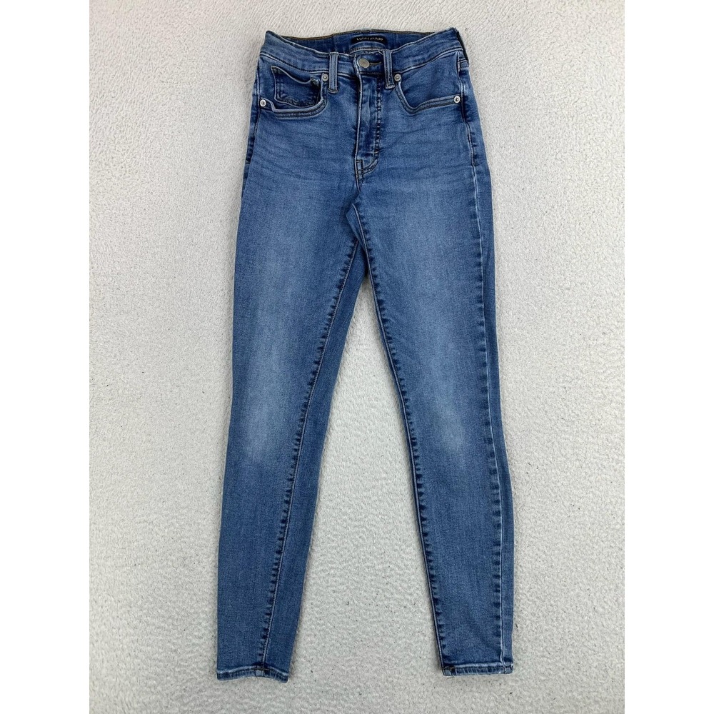 Lucky Brand High Rise Bridgette Skinny Jeans Womens 2 Blue Med Wash Stretch